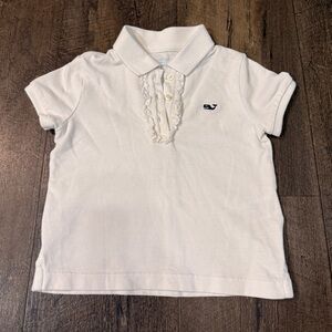 Vineyard Vines Kids White Polo Top